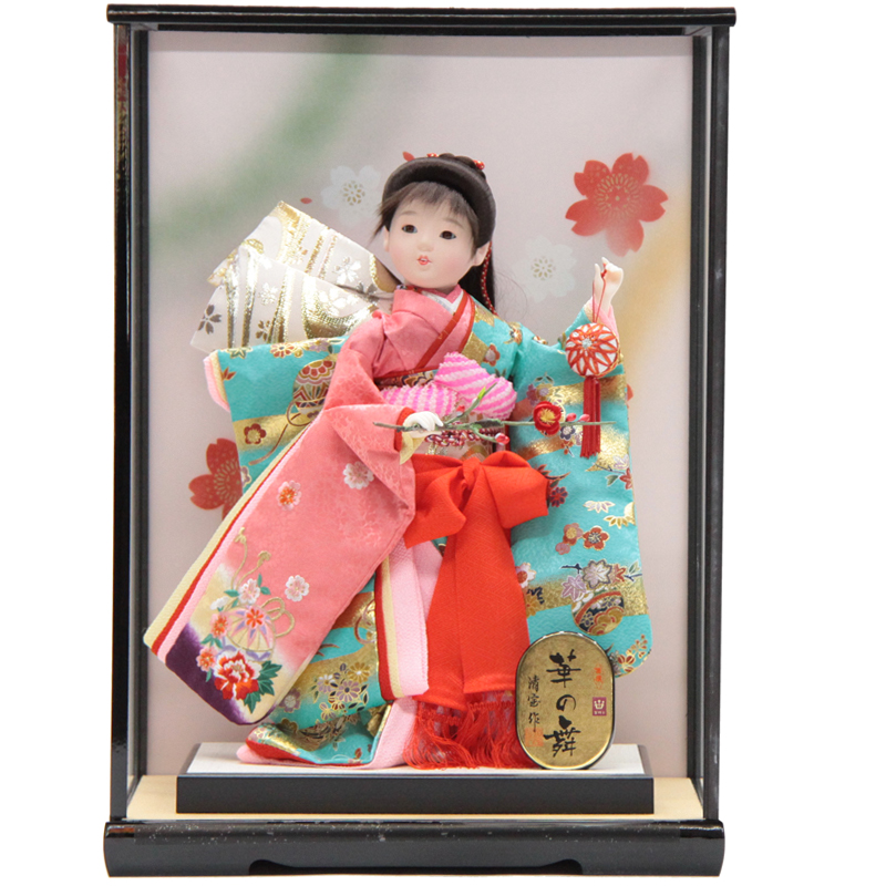 アウトレット品 雛人形ケース人形 10号 華の舞 マリ KGC 日本人形 幅43cm (22a-ya-2616) インテリア ディスプレイ 見切処分品