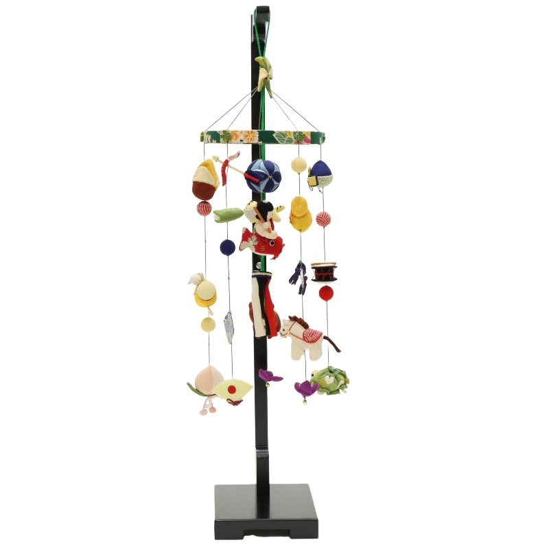 アウトレット品 五月人形 吊るし飾り 中 華やぎの端午 SB-T001S スタンド付き 高さ90cm (23a-ya-0134) インテリア ディスプレイ 見切処分
