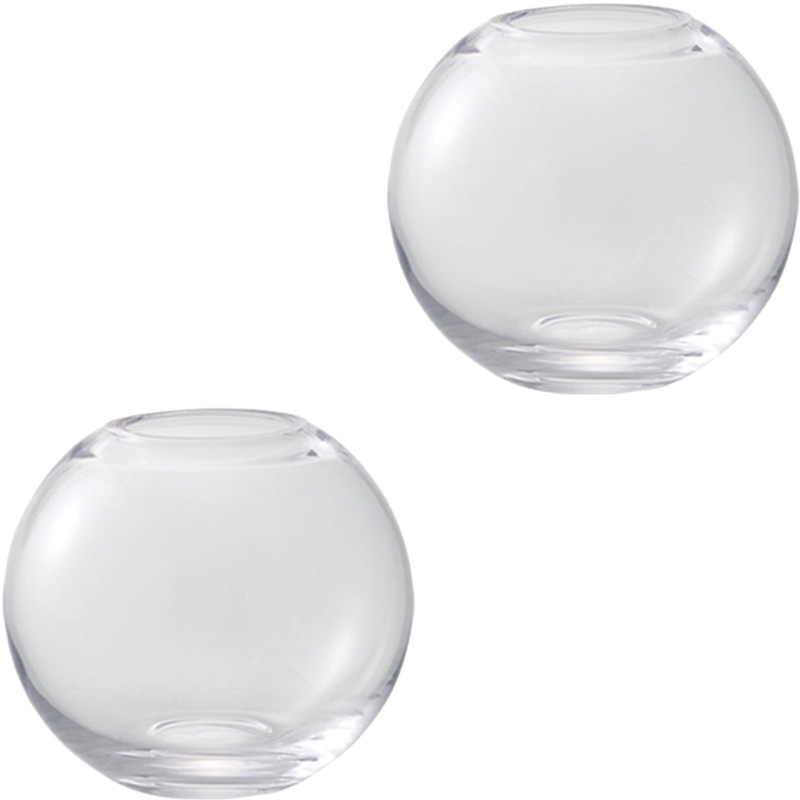 花瓶 フラワーベース GLASS orb グラス オーブ clear 2個入り 777-624-000 [p24] （代引き不可）