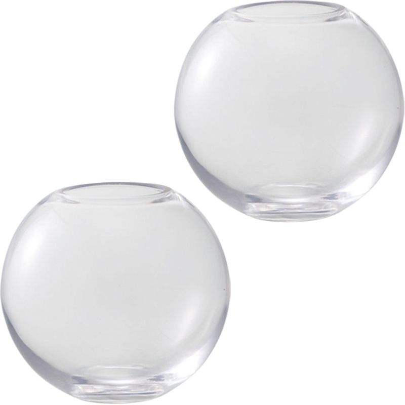 花瓶 フラワーベース GLASS orb グラス オーブ clear 2個入り 777-625-000 [p24] （代引き不可）