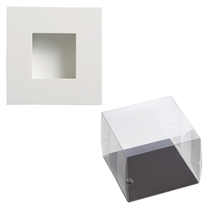 花瓶 フラワーベース wood frame Box Type ウッド フレーム ボックス タイプ white 1個入り 680-081-102 [p175] （代引き不可）