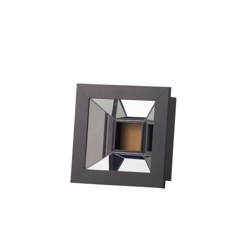 花瓶 フラワーベース Frame Mirror box frame ミラー ボックス フレーム black （1個入り） [680-100-800] [p176] MDF （代引き不可） イ