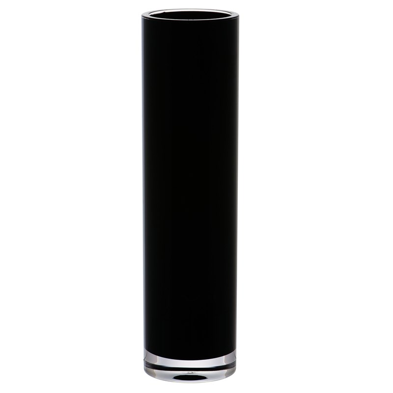 花瓶 フラワーベース Polycabonate PC cylinder ピーシーシリンダー black （1個入り） [930-080-800] [p143] ポリカーボネート （代引き