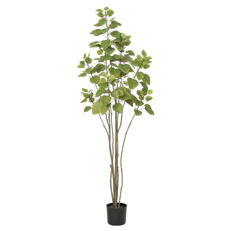 人工観葉植物 スモークツリー （ポット付き） 高さ130cm （P282-a50897) （代引き不可） インテリアグリーン フェイクグリーン