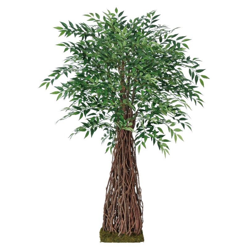 人工観葉植物 スマイラックスツリー 高さ155cm （P288-a50955) （代引き不可） インテリアグリーン フェイクグリーン