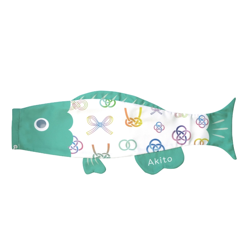 徳永 室内用 鯉のぼり えらべるたのしさ puca プーカ のしめ グリーン M 0.8m（600-932） 日本の伝統文化 こいのぼり 端午の節句
