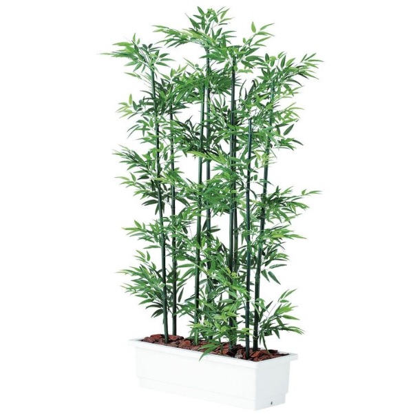 人工観葉植物 青竹 パーティション 180 ポット付き 高さ180cm （P127-91662) （代引き不可） インテリアグリーン フェイクグリーン
