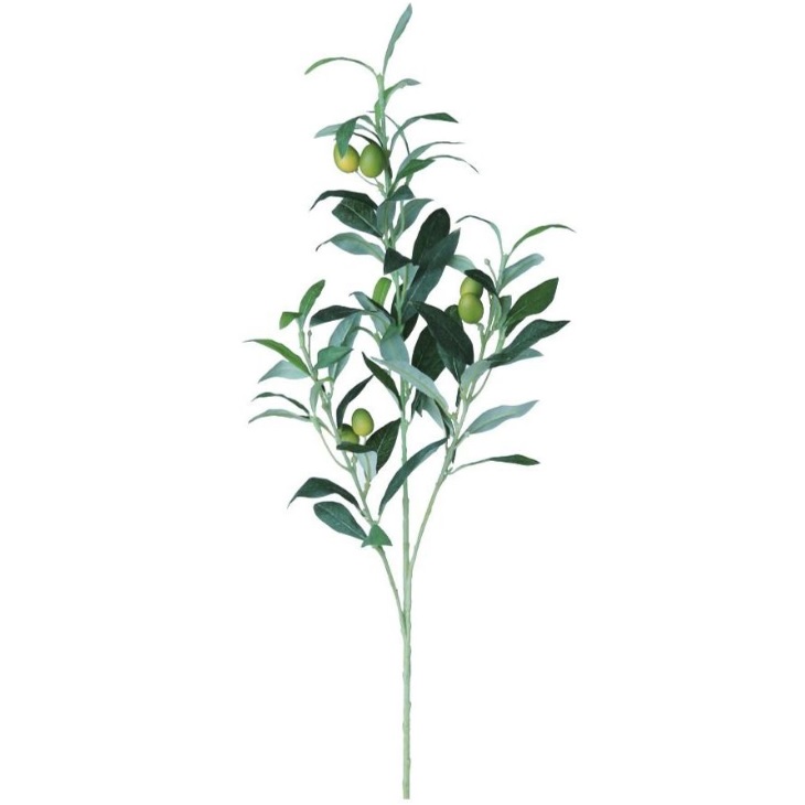 人工観葉植物 ライプオリーブ スプレー 長さ66cm （P145-98802) （代引き不可） インテリアグリーン フェイクグリーン