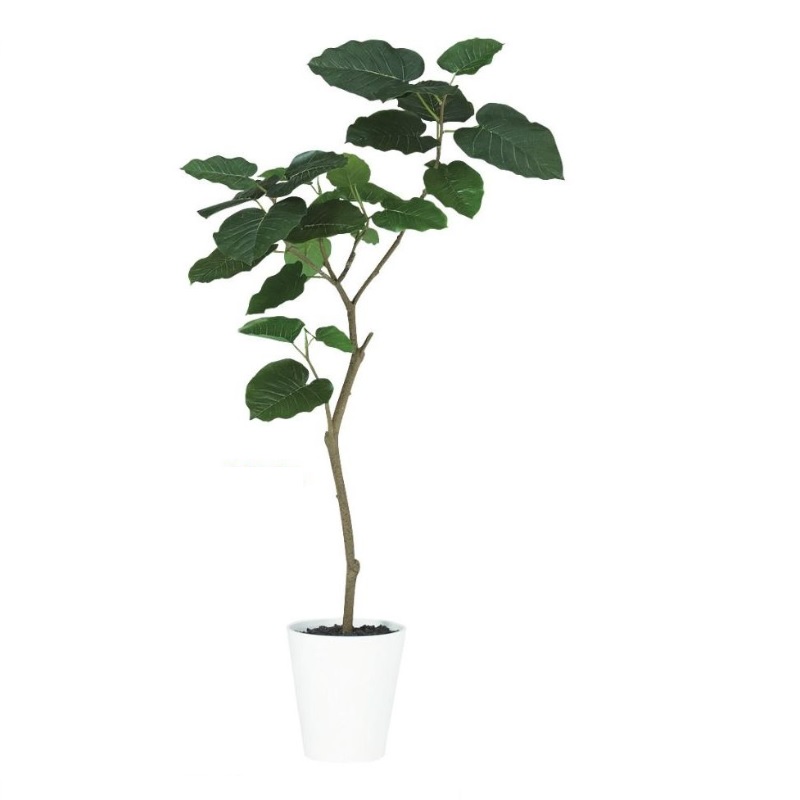 人工観葉植物 HQ ウンベラータ FST 120 ポット付き 高さ120cm （P39-99324) （代引き不可） インテリアグリーン フェイクグリーン