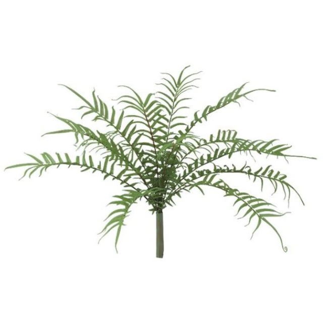人工観葉植物 ヒリュウシダ ブッシュ 長さ30cm （P136-99428) （代引き不可） インテリアグリーン フェイクグリーン