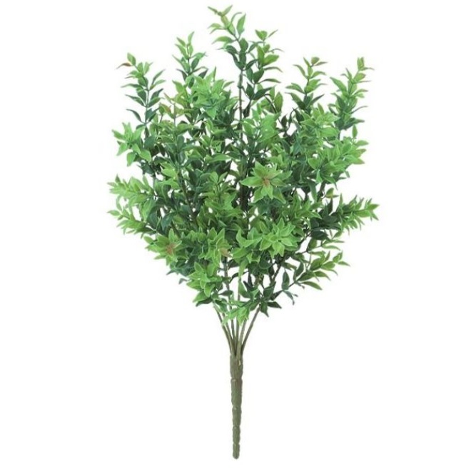 人工観葉植物 ボックスウッド ブッシュ 長さ40cm （P133-99433) （代引き不可） インテリアグリーン フェイクグリーン