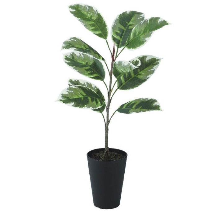 人工観葉植物 デコラトリカラー ルーツポット ポット付き 高さ55cm （P110-99474) （代引き不可） インテリアグリーン フェイクグリーン