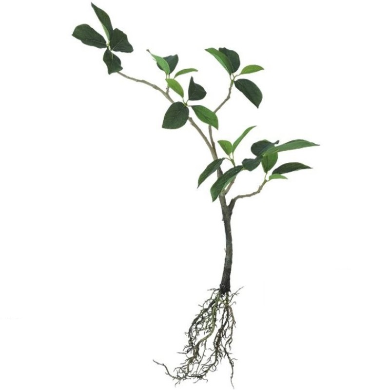 人工観葉植物 ガジュマル ルーツ ブッシュ 長さ50cm （P132-99483) （代引き不可） インテリアグリーン フェイクグリーン