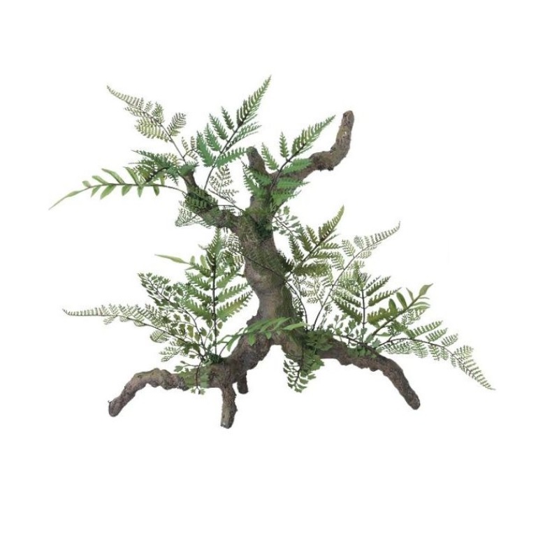 人工観葉植物 ミックスファン スタンプウッド 高さ40cm （P22-99509) （代引き不可） インテリアグリーン フェイクグリーン